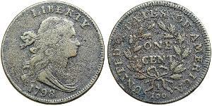 1 Цент США (1776 - ) Медь 