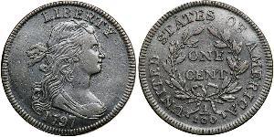 1 Цент США (1776 - ) Медь 