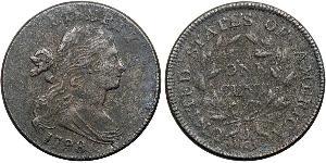 1 Цент США (1776 - ) Медь 