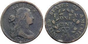 1 Цент США (1776 - ) Медь 