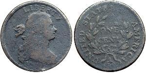 1 Цент США (1776 - ) Медь 