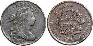 1 Цент США (1776 - ) Медь 