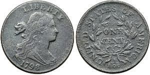 1 Цент США (1776 - ) Медь 