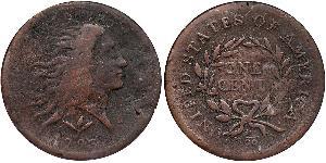 1 Цент США (1776 - ) Медь 