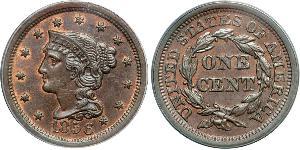 1 Цент США (1776 - ) Медь 