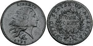 1 Цент США (1776 - ) Медь 