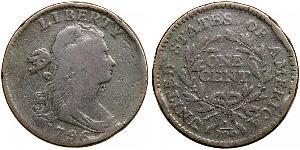 1 Цент США (1776 - ) Медь 