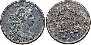 1 Цент США (1776 - ) Медь 
