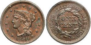 1 Цент США (1776 - ) Медь 