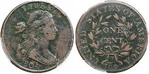 1 Цент США (1776 - ) Медь 
