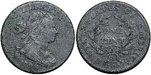1 Цент США (1776 - ) Медь 