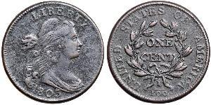1 Цент США (1776 - ) Медь 
