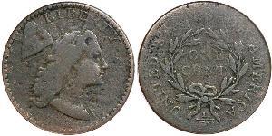 1 Цент США (1776 - ) Медь 