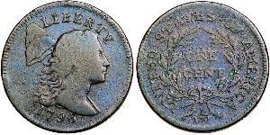 1 Цент США (1776 - ) Медь 