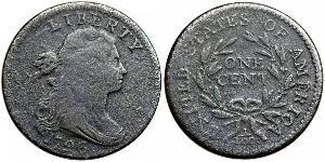 1 Цент США (1776 - ) Медь 