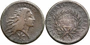 1 Цент США (1776 - ) Медь 