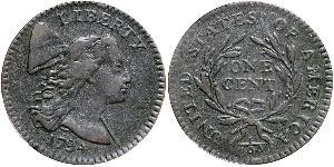 1 Цент США (1776 - ) Медь 