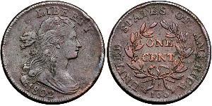 1 Цент США (1776 - ) Медь 