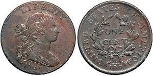 1 Цент США (1776 - ) Медь 