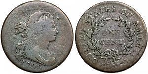 1 Цент США (1776 - ) Медь 