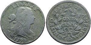 1 Цент США (1776 - ) Медь 