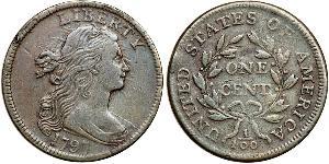 1 Цент США (1776 - ) Медь 