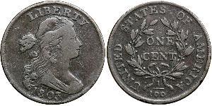 1 Цент США (1776 - ) Медь 