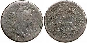 1 Цент США (1776 - ) Медь 