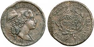 1 Цент США (1776 - ) Медь 