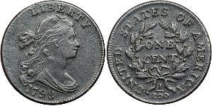 1 Цент США (1776 - ) Медь 