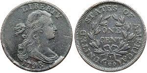 1 Цент США (1776 - ) Медь 