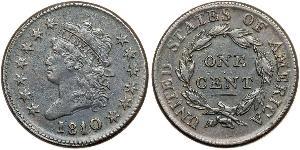 1 Цент США (1776 - ) Медь 