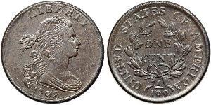 1 Цент США (1776 - ) Медь 