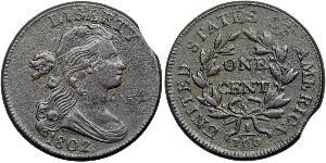 1 Цент США (1776 - ) Медь 