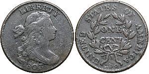 1 Цент США (1776 - ) Медь 