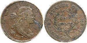 1 Цент США (1776 - ) Медь 