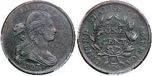 1 Цент США (1776 - ) Медь 