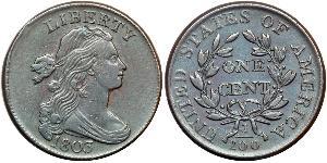 1 Цент США (1776 - ) Медь 