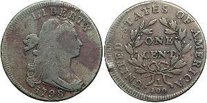 1 Цент США (1776 - ) Медь 