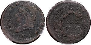 1 Цент США (1776 - ) Медь 