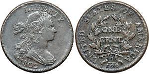 1 Цент США (1776 - ) Медь 