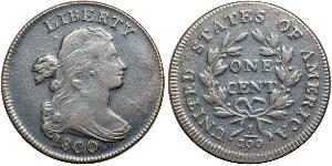 1 Цент США (1776 - ) Медь 