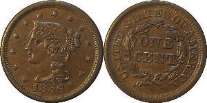 1 Цент США (1776 - ) Медь 