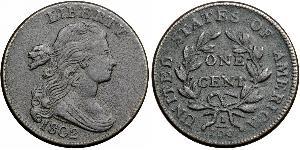 1 Цент США (1776 - ) Медь 