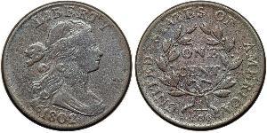 1 Цент США (1776 - ) Медь 