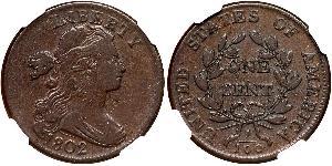 1 Цент США (1776 - ) Медь 