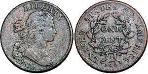 1 Цент США (1776 - ) Медь 