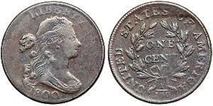 1 Цент США (1776 - ) Медь 