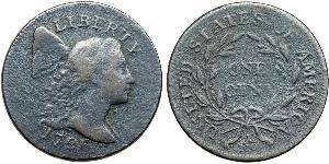 1 Цент США (1776 - ) Медь 