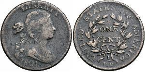 1 Цент США (1776 - ) Медь 